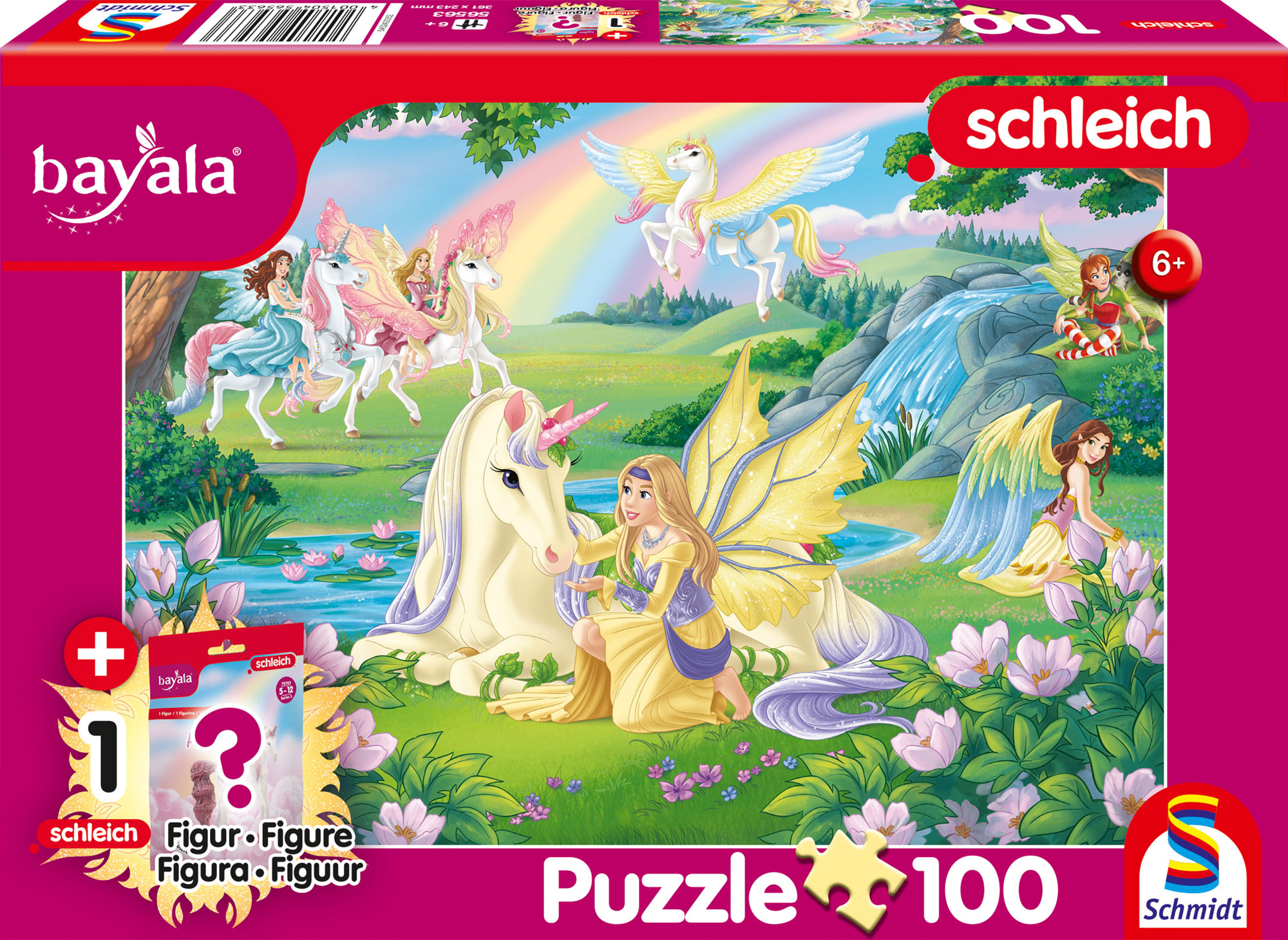 Puzzle - Bayala: Magische Einhörner (100 Teile, mit Add-on)