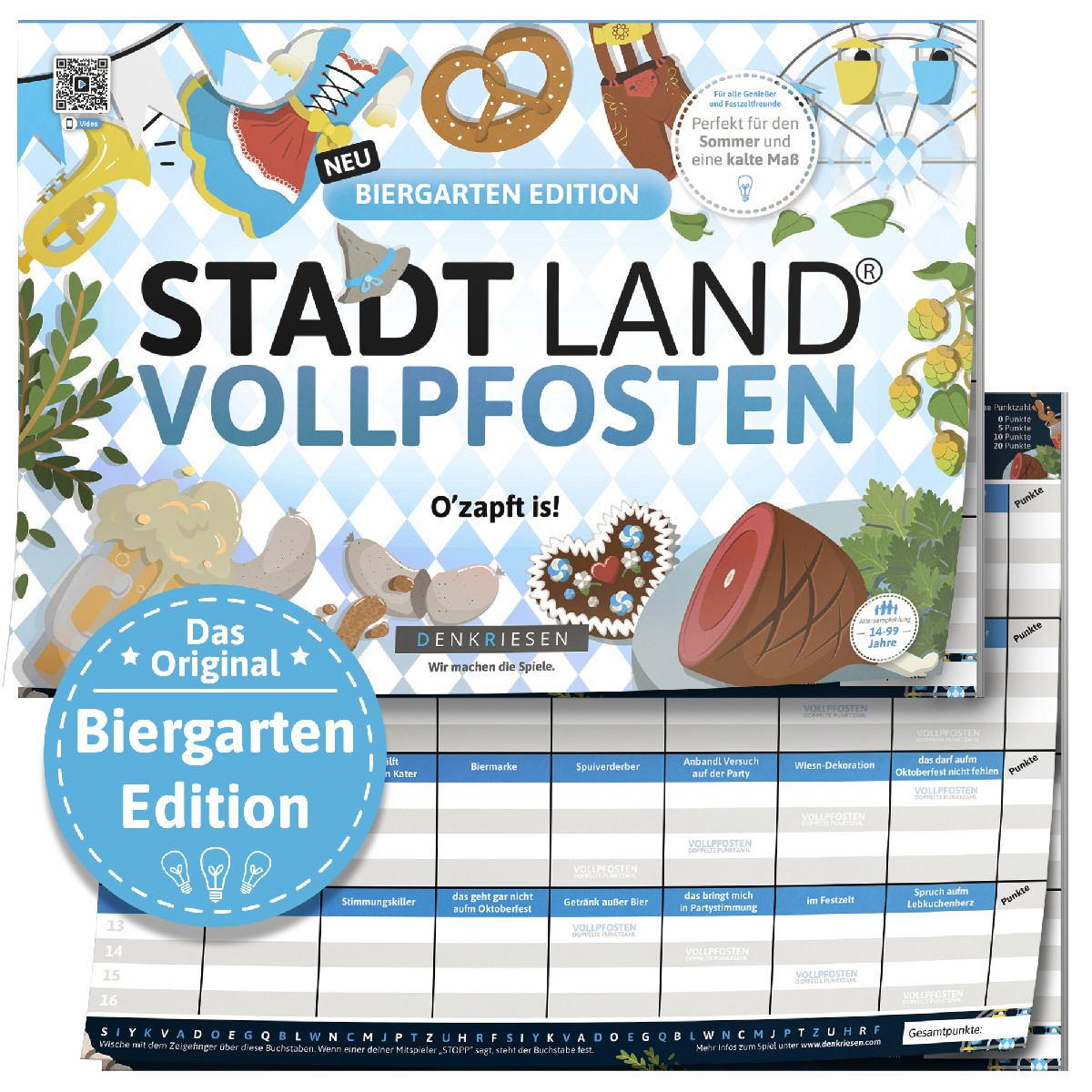 DENKRIESEN - STADT LAND VOLLPFOSTEN® - Biergarten Edition -
