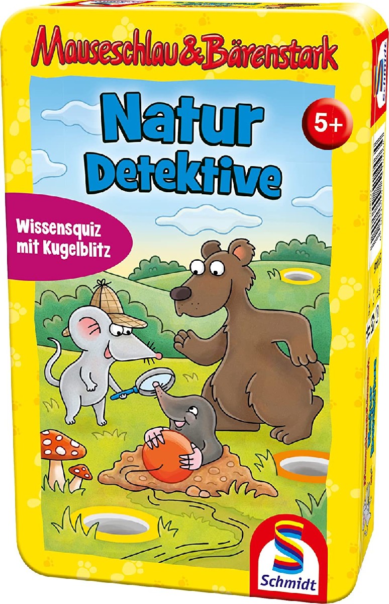 Mauseschlau & Bärenstark: Naturdetektive (Metalldose)