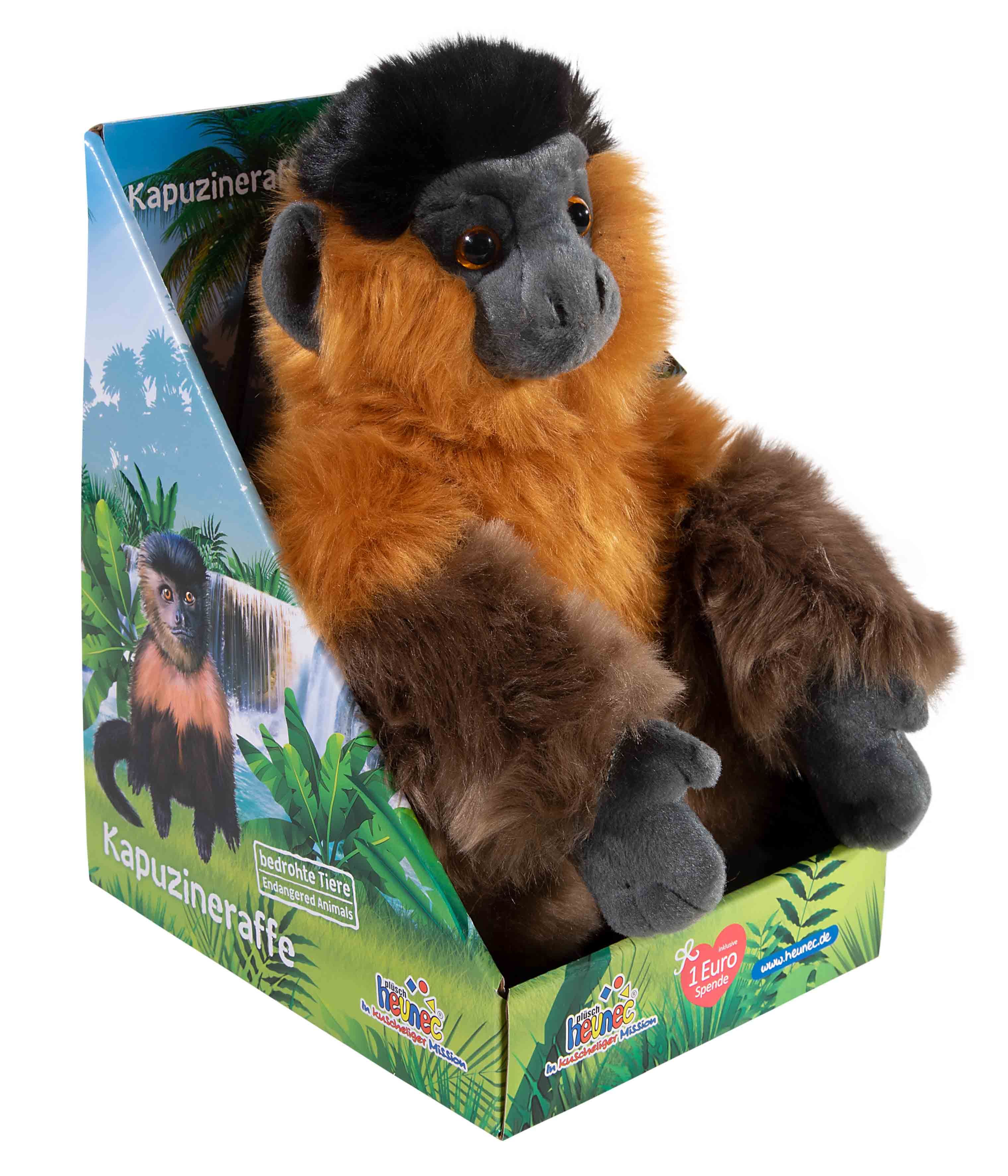Heunec BEDROHTE TIERE Kapuzineraffe (Plüsch, 24cm)