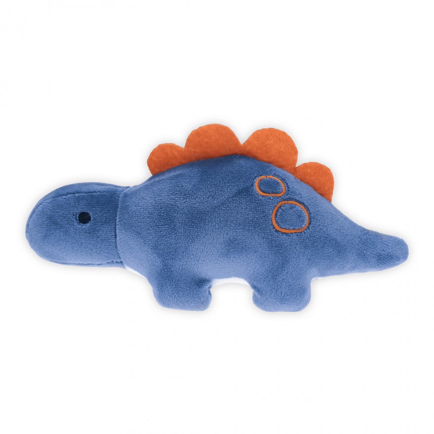 Plüsch-Dino: Stegosaurus blau, 18cm (5er-VE)
