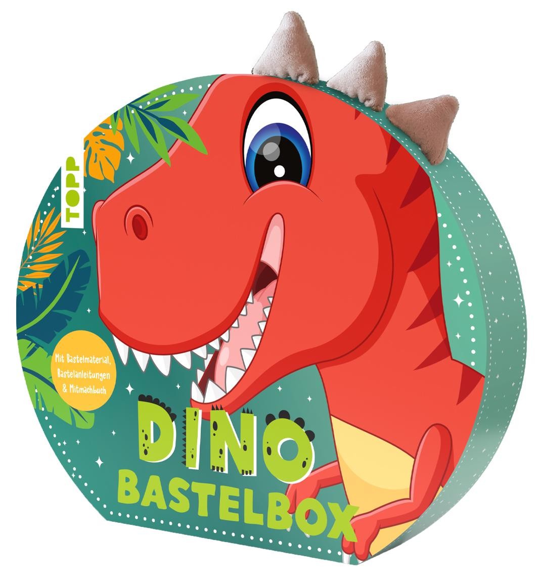 Dino-Bastelbox (Anleitungen, Bastelmaterial und Mitmachbuch)