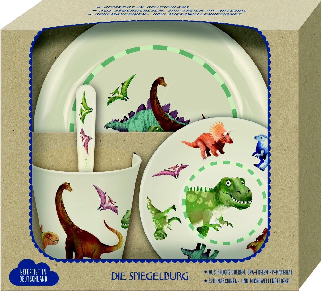 Geschirr Geschenkset: Dino Friends