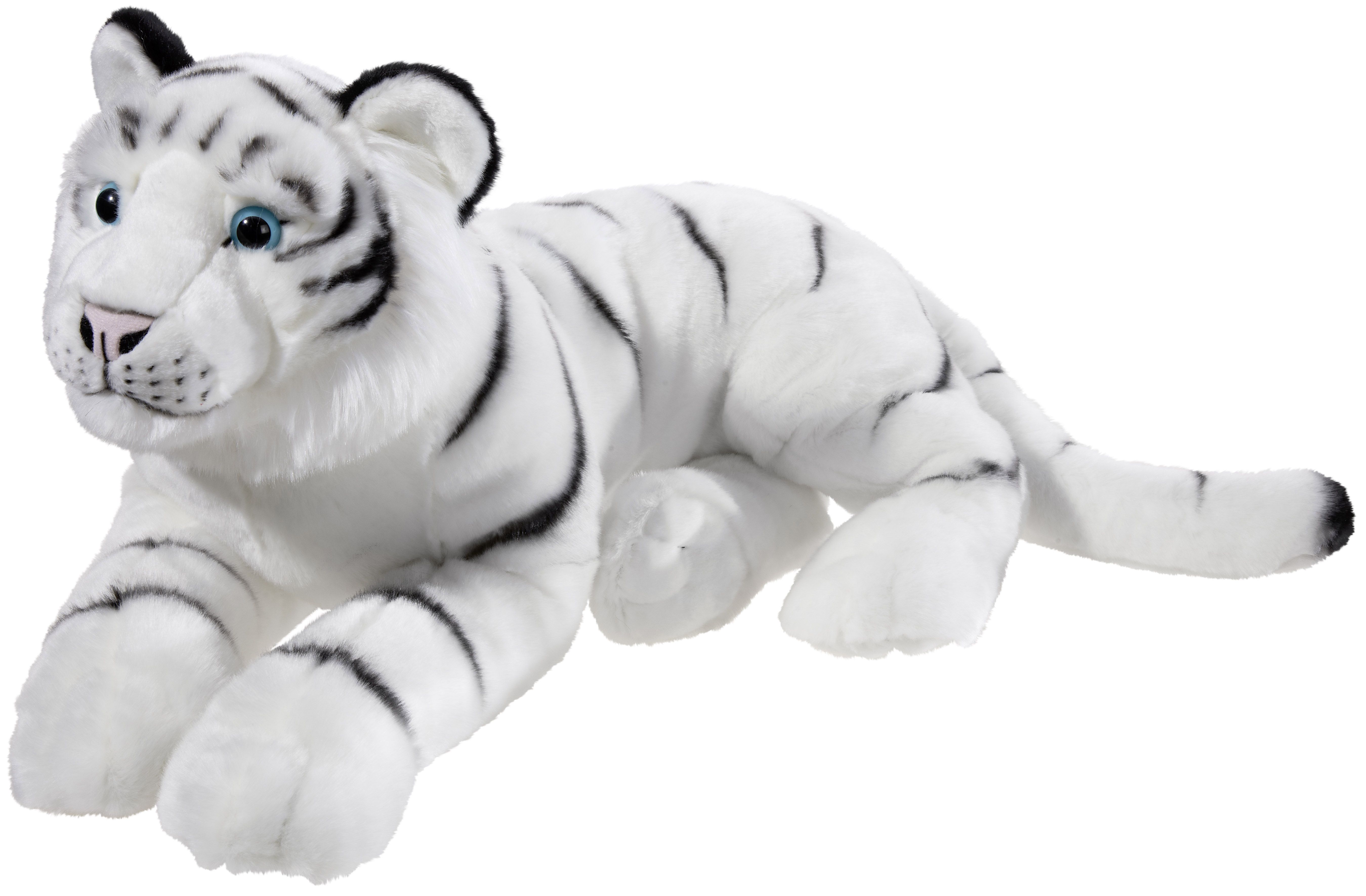 MISANIMO Schneetiger liegend (Plüsch, 52cm)