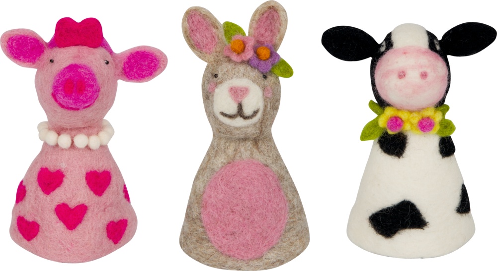 Frohe Ostern: Eierwärmer, sortiert  (6er-VE)