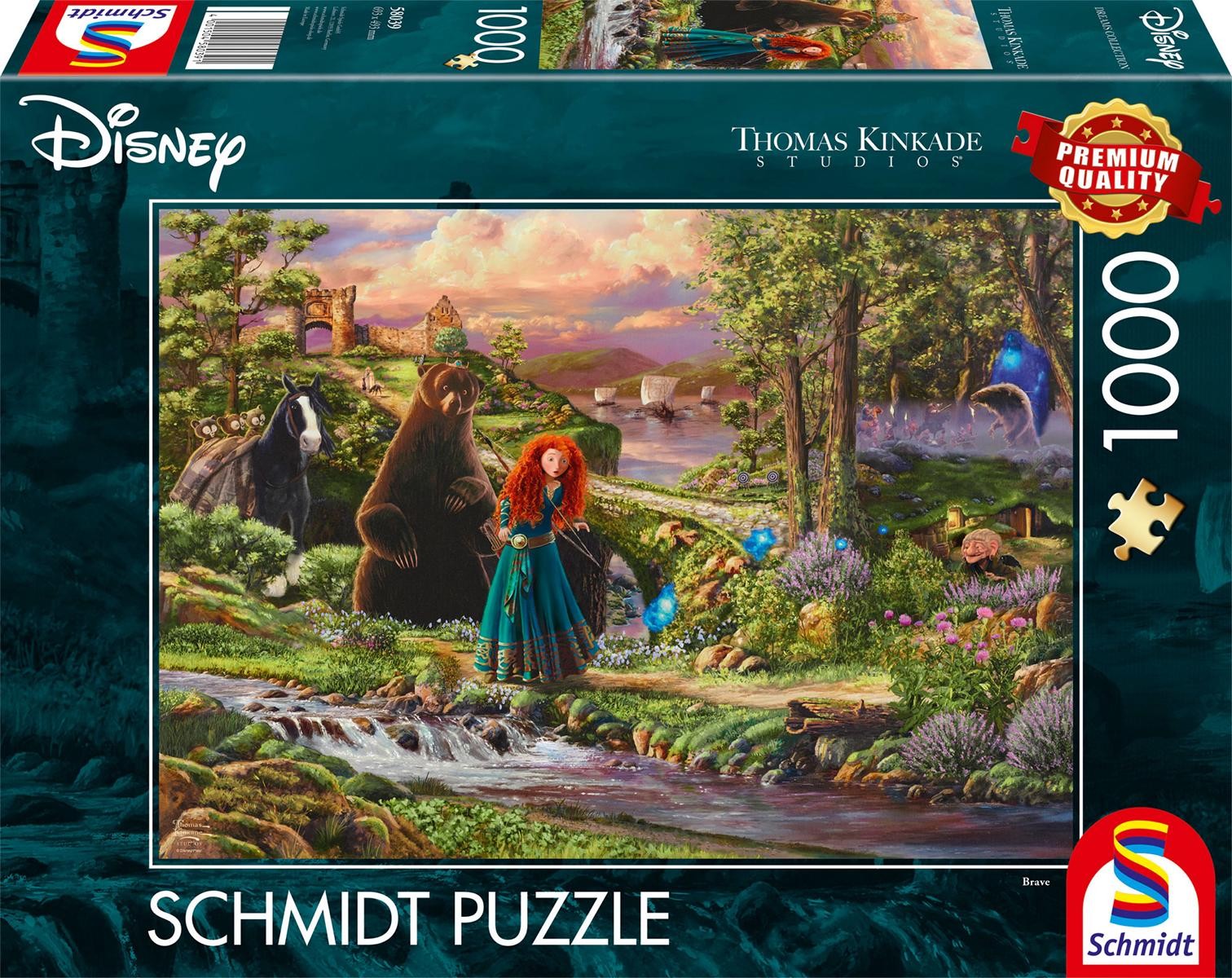 Puzzle - Disney: Merida (1000 Teile)