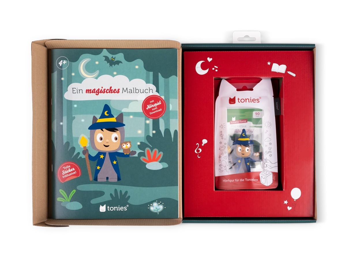 Tonies Ein magisches Malbuch + Kreativ-Tonie (inkl.Hörspiel)