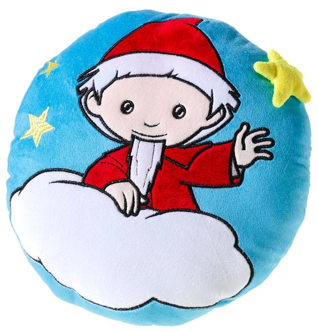 SANDMANN Kissen Sandmann mit Wolke und Sternen (Plüsch, 2...