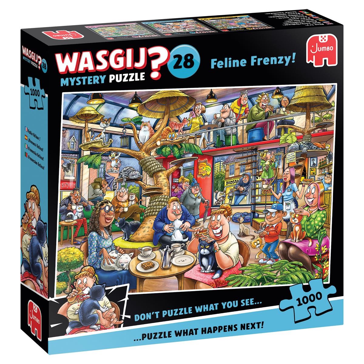 Wasgij Mystery 28 - Feline Frenzy (1000 Teile)