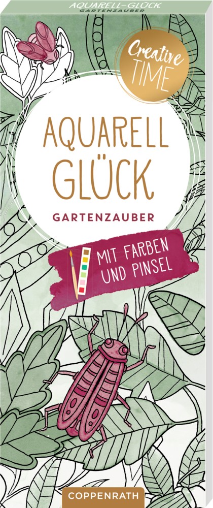 Aquarell-Glück Gartenzauber (3er-VE)