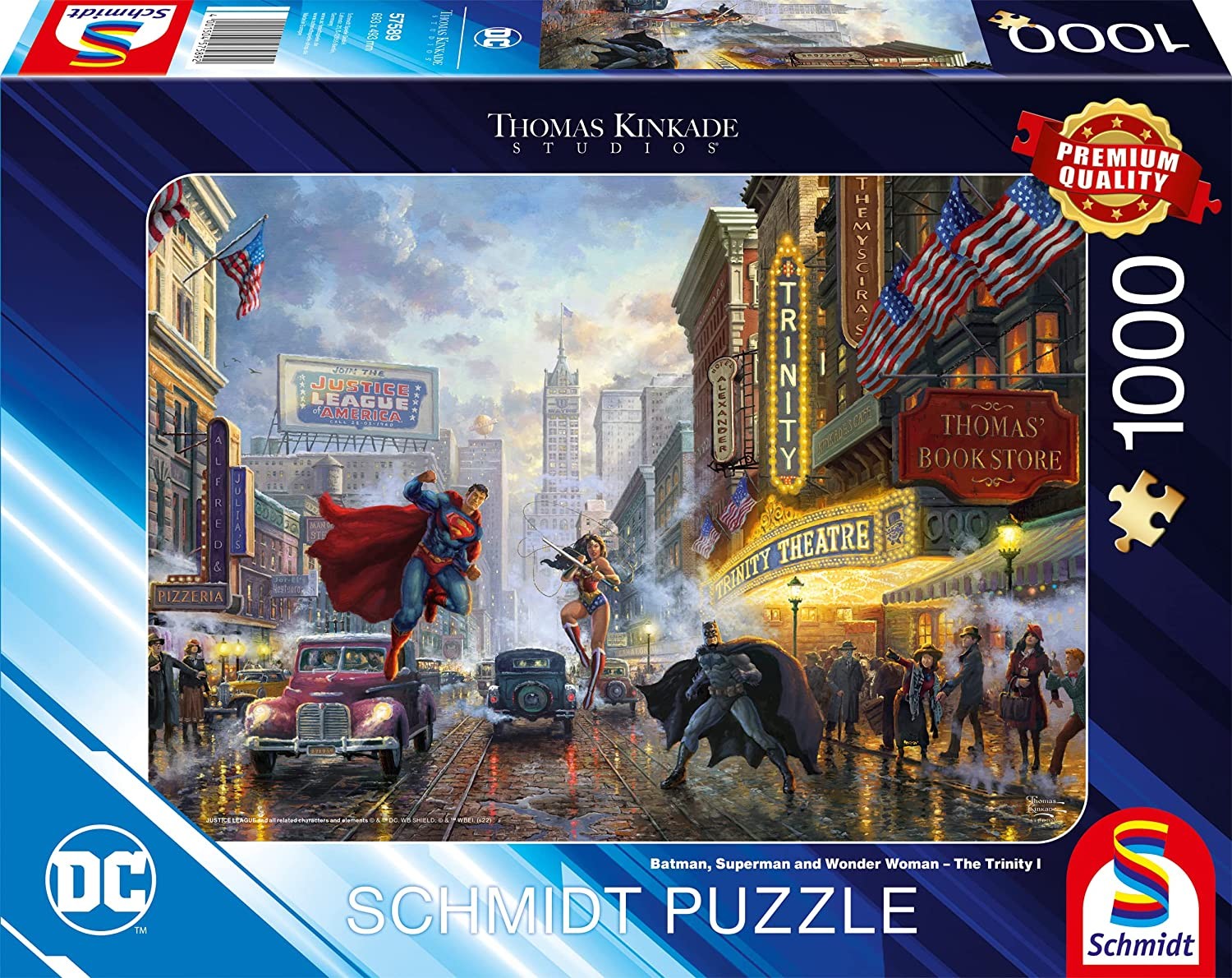 Puzzle - Batman, Superman and Wonder Woman (1000 Teile)